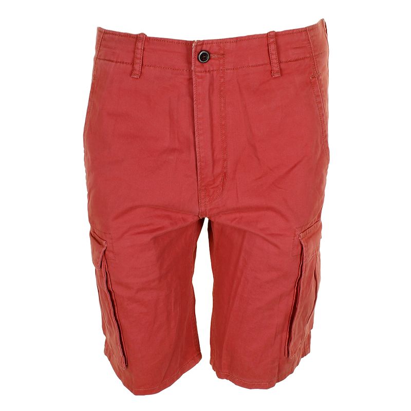 Levis Men's Relaxed Fit Below The Knee Cargo I Shorts Red 0167 32